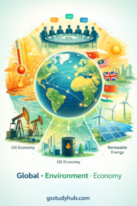 global climate change renewable energy oil economy infographic.webp