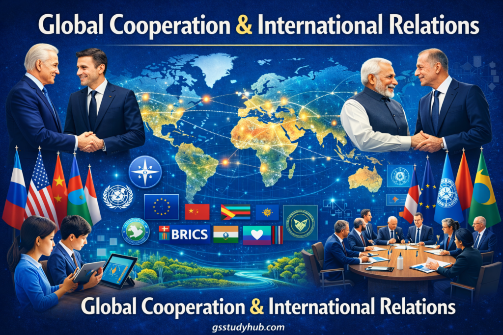 global cooperation international relations current affairs 15 march 2026 gsstudyhub.webp