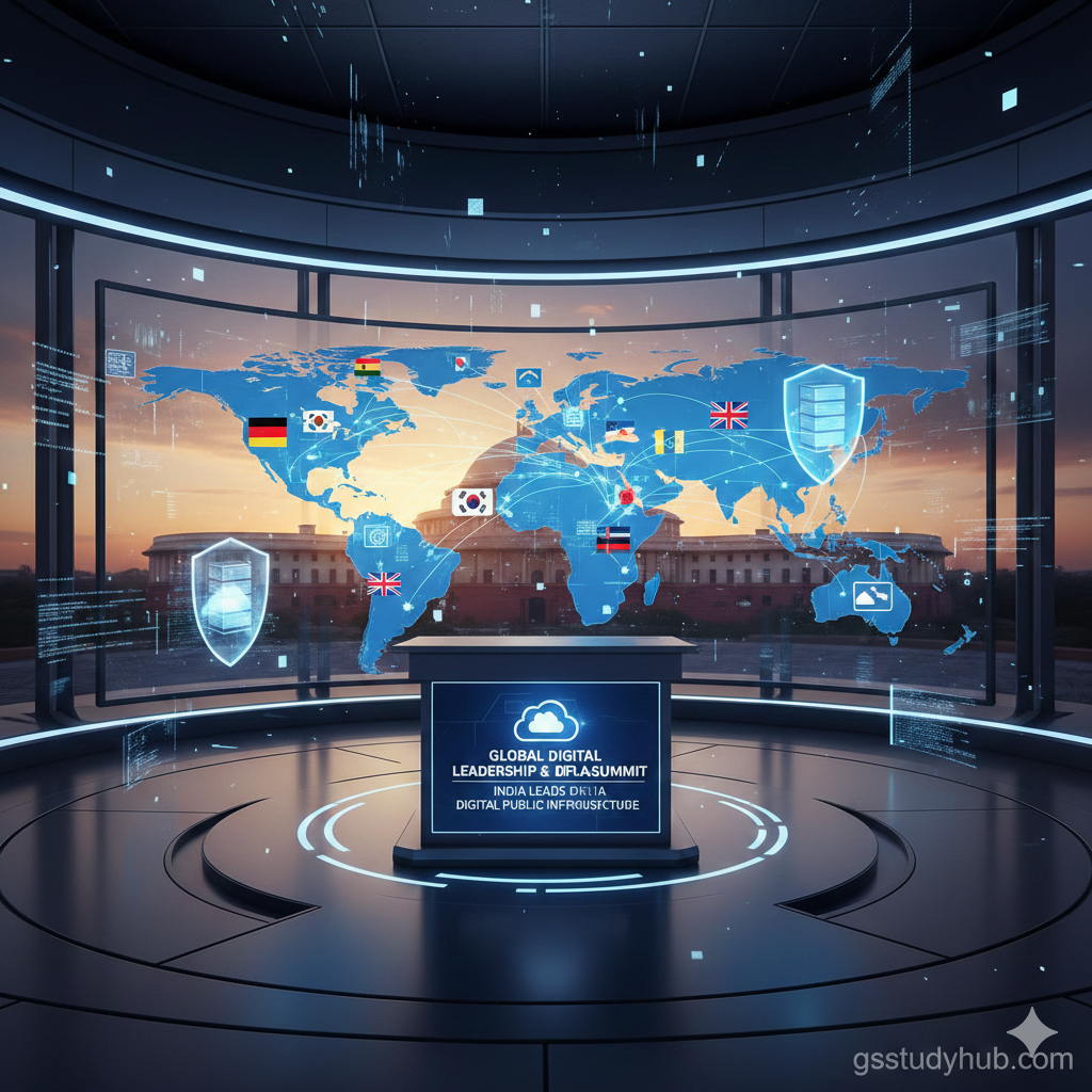 Top 50 Current Affairs 28 February 2026 Digital India 5G Expansion infographic