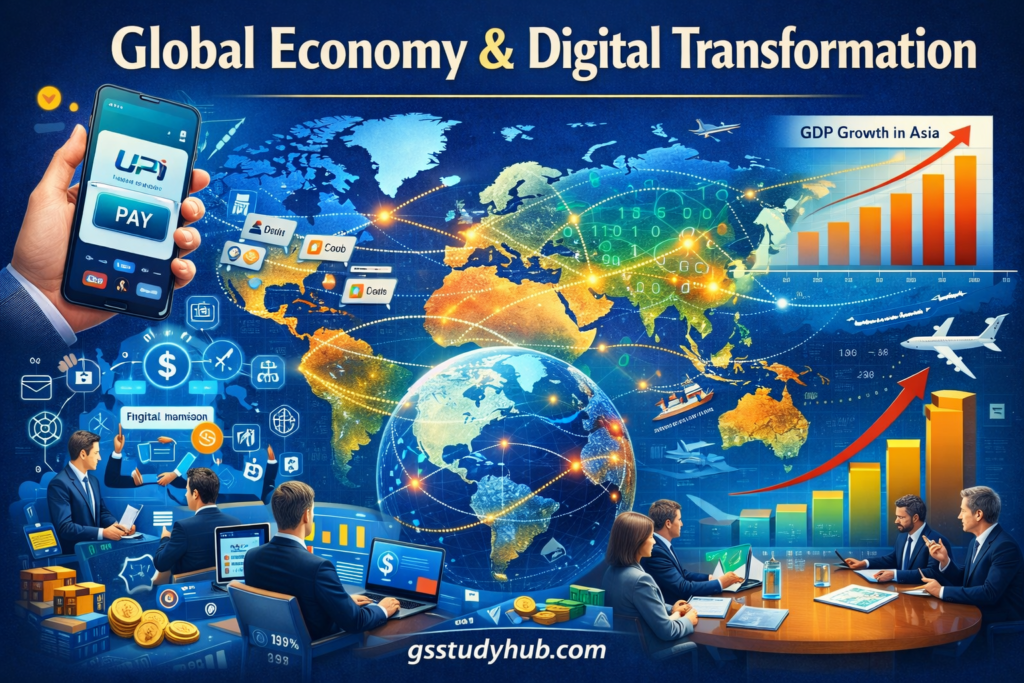 global economy digital transformation current affairs 15 march 2026 gsstudyhub.webp