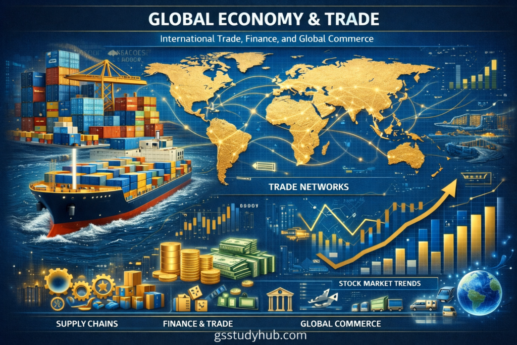 Current Affairs 09 March 2026 Global Economy Infographic