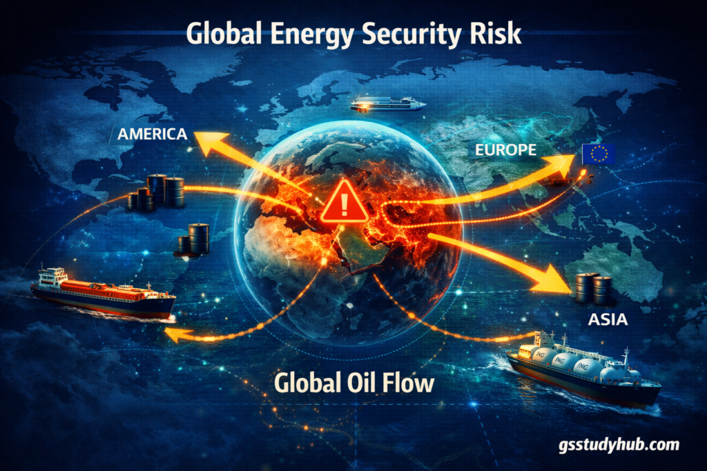 Middle East Geopolitics 2026 global energy crisis map
