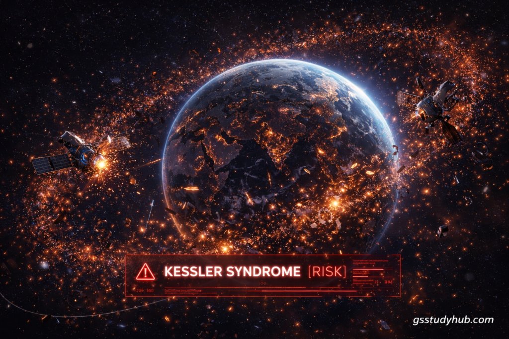 kessler syndrome space debris crisis risk.webp