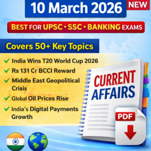 Daily Current Affairs 10 March 2026 PDF