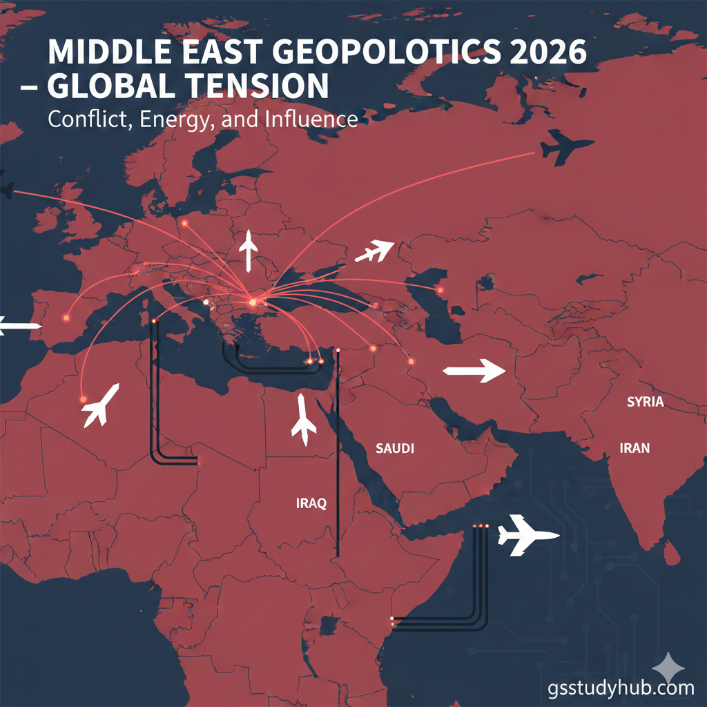 Middle East Geopolitics 2026 global energy crisis map