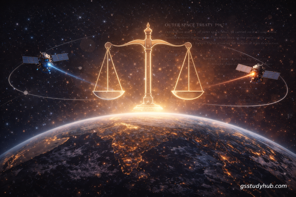 outer space treaty 1967 space governance law.webp