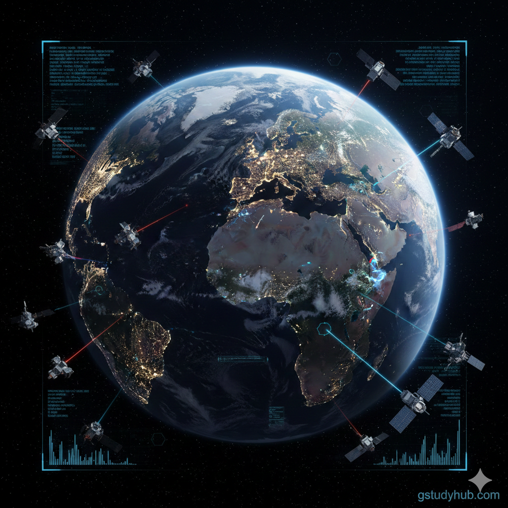 space militarization 2026 earth satellite warfare.webp