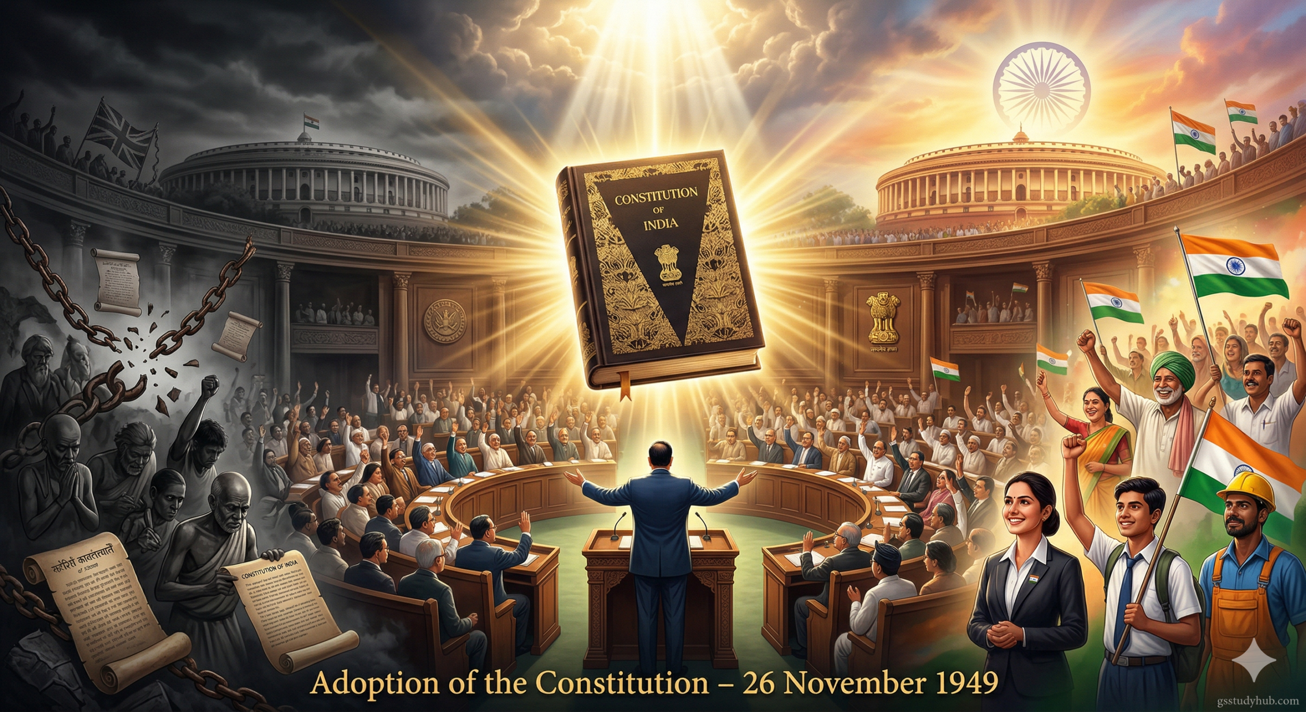 Introduction to Adoption of the Constitution (26 November 1949)