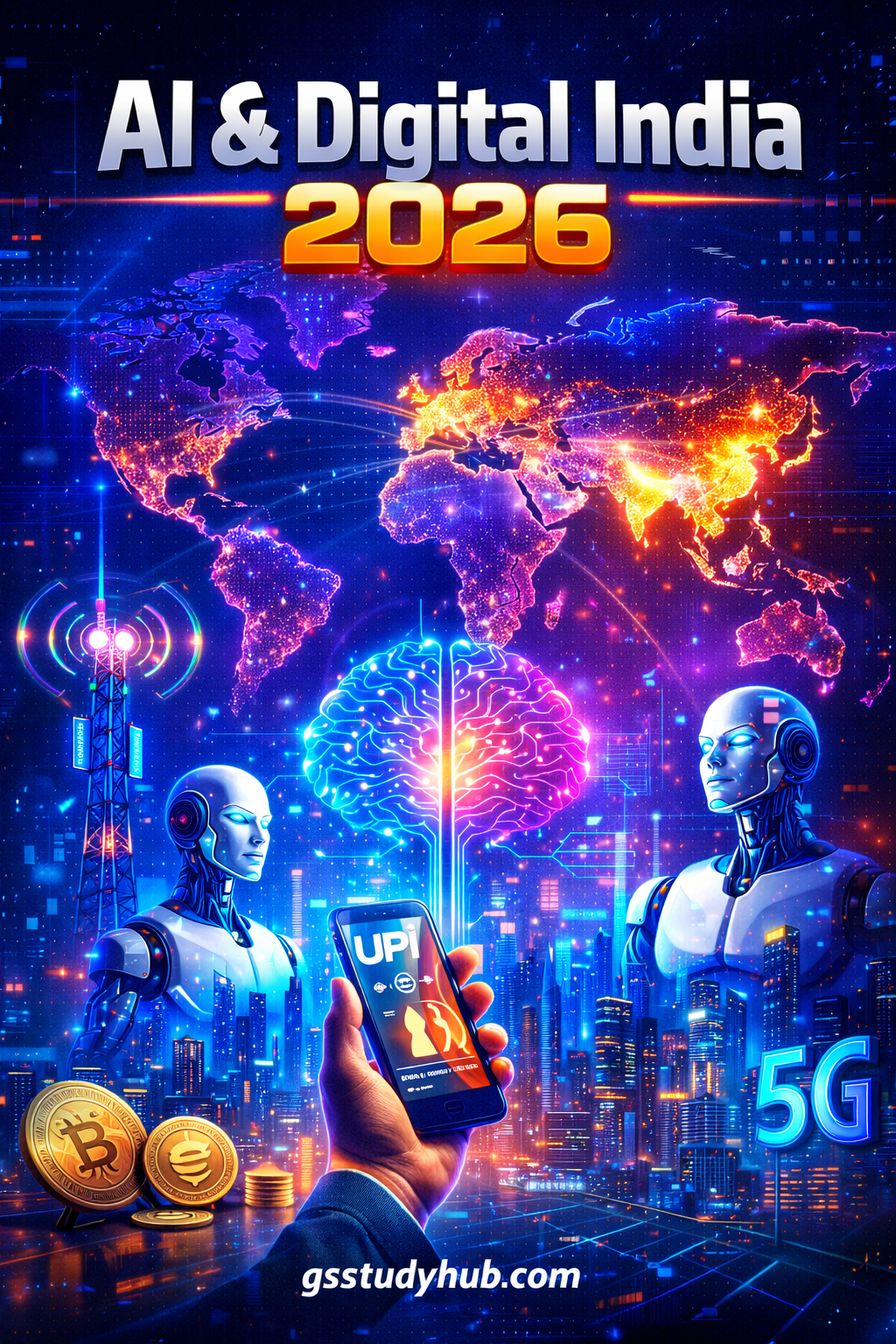 Top 50 Current Affairs 11 April 2026 | Latest Current Affairs in Hindi & English ai digital india 2026 5g upi technology.webp