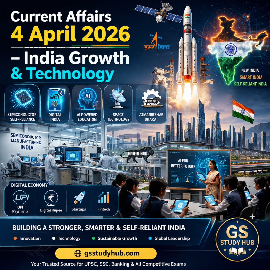 Current Affairs 4 April 2026