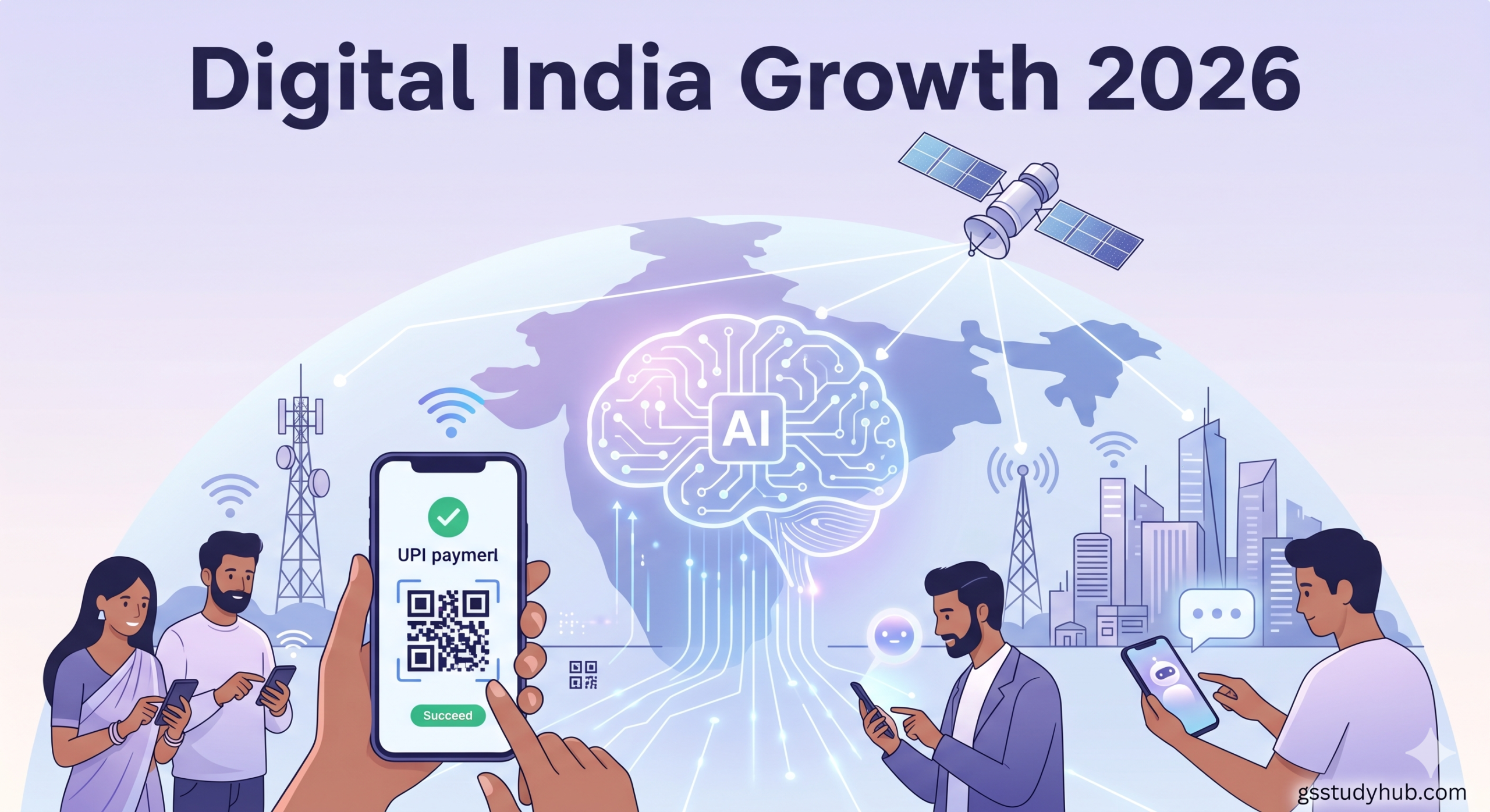 digital india growth 2026 ai upi satellite gsstudyhub.webp