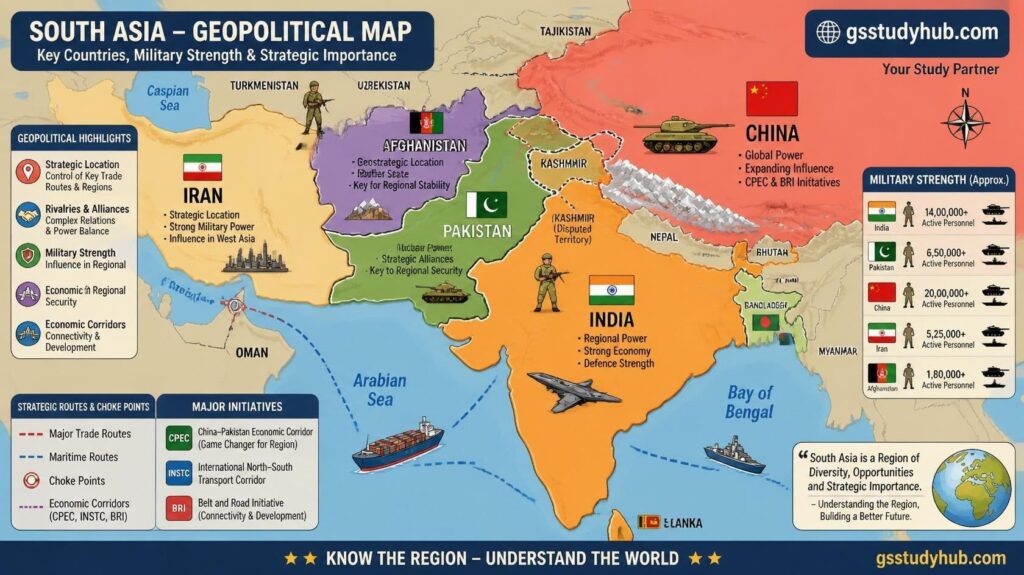 south asia geopolitical map.webp