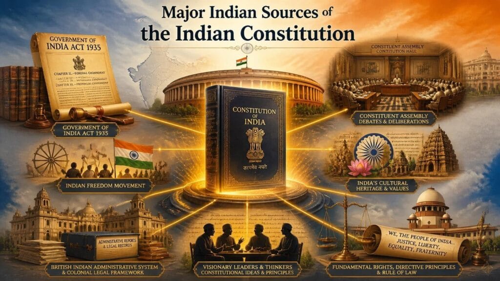 major indian sources of the indian constitution.webp