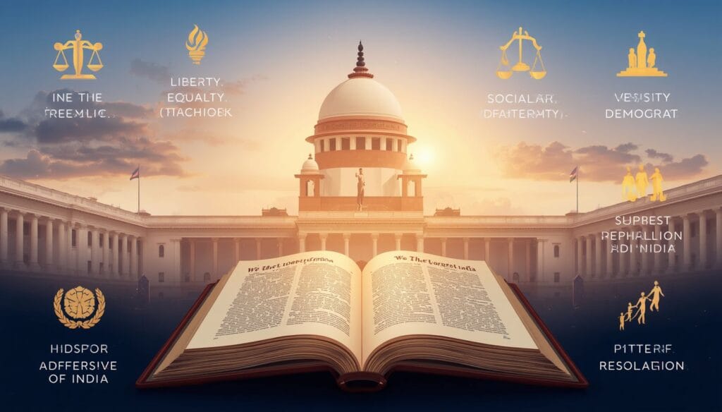 preamble of the indian constitution