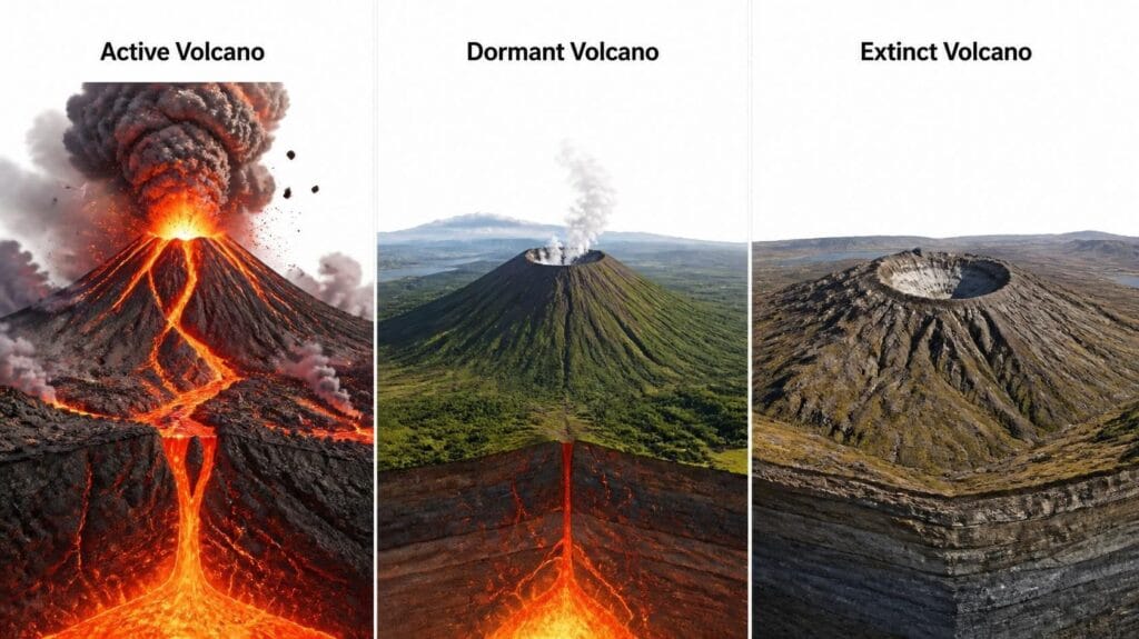volcano activity