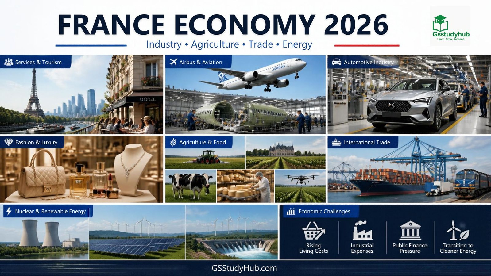 France Country 2026: History, Geography, Population, Economy, Culture, and India-France Relations france nuclear solar wind energy