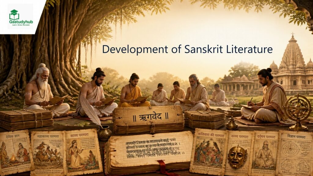 Development of Sanskrit Literature: Vedic texts and ancient Indian scholarly tradition